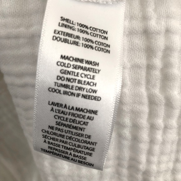 BeachLunchLounge Swim Flounce Hem Midi Cover-Up Dress Button Front Size S - Picture 7 of 7